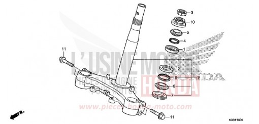 STEERING STEM SH150G de 2016